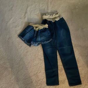 Sets of Women’s Maternity Jeans & Shorts